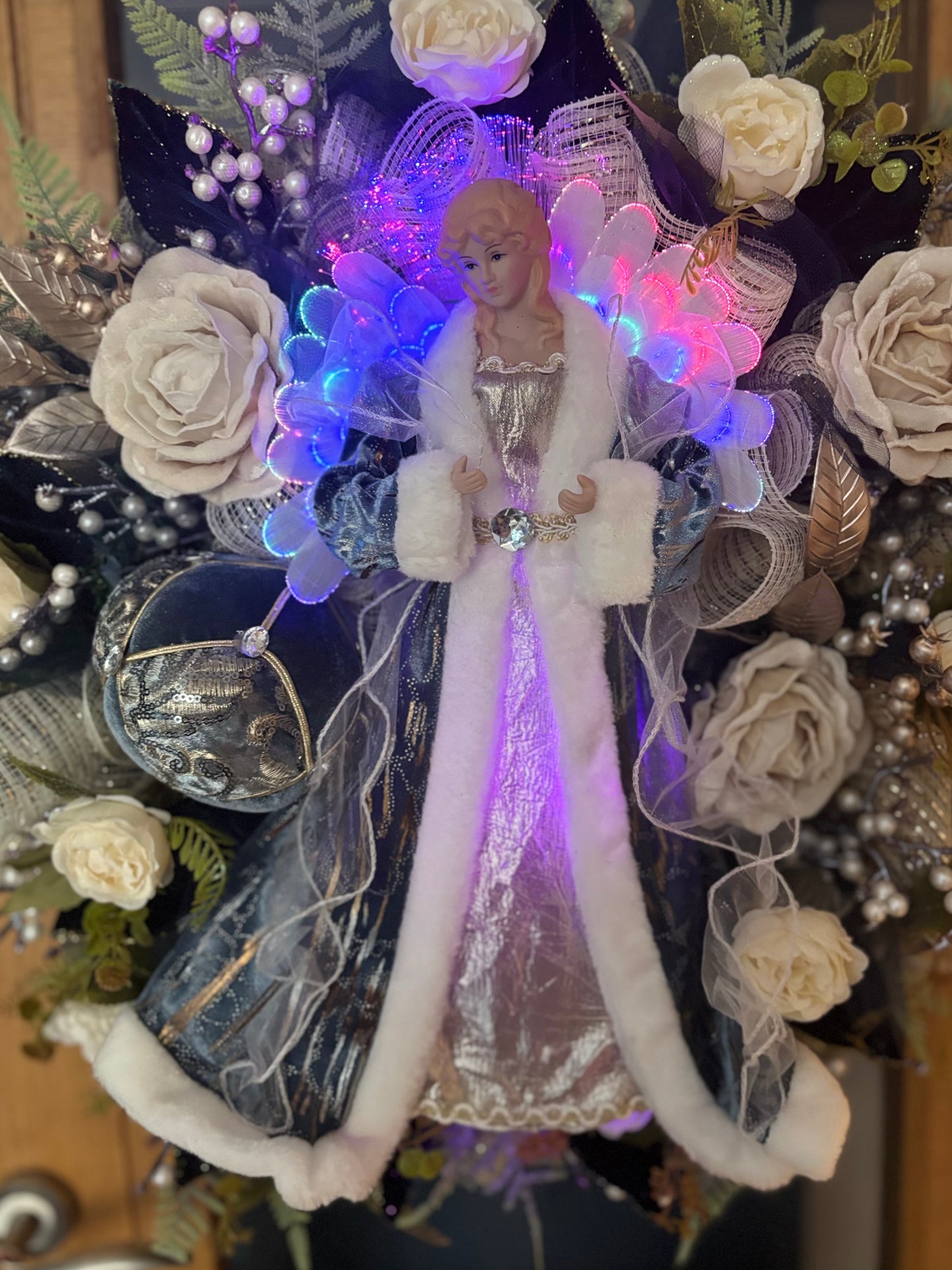 Large Christmas Angel Wreath