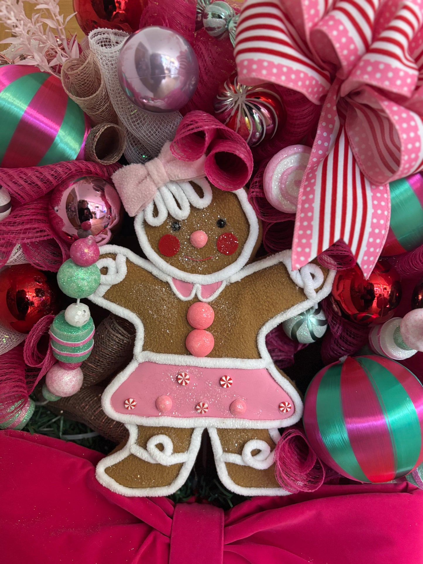 Gingerbread Girl wreath