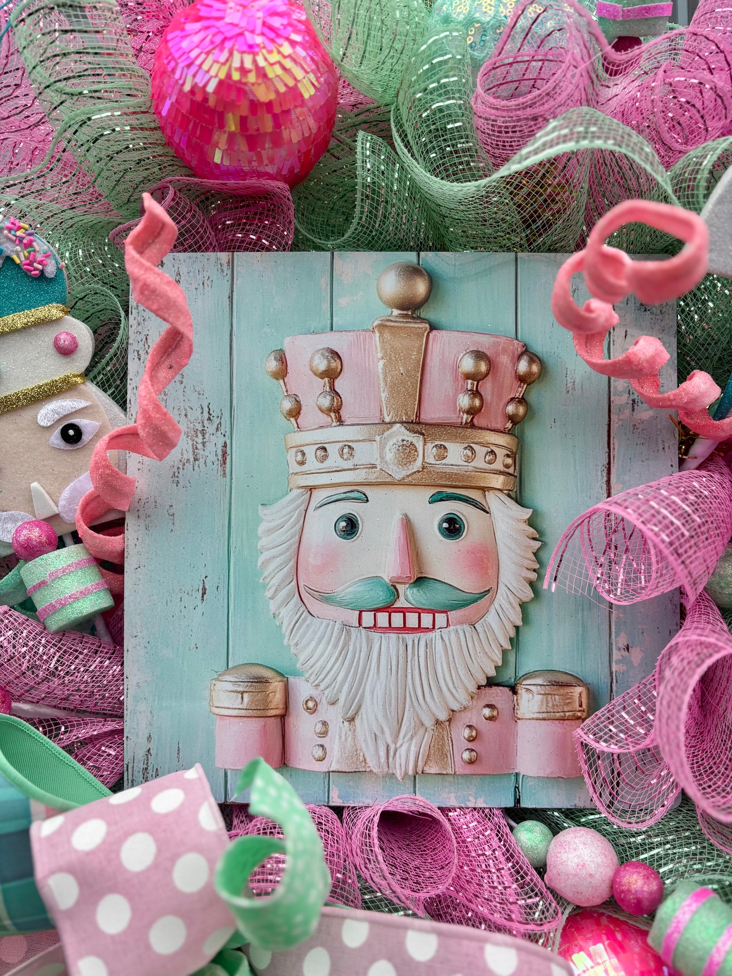 Sugary Sweet Nutcracker Wreath