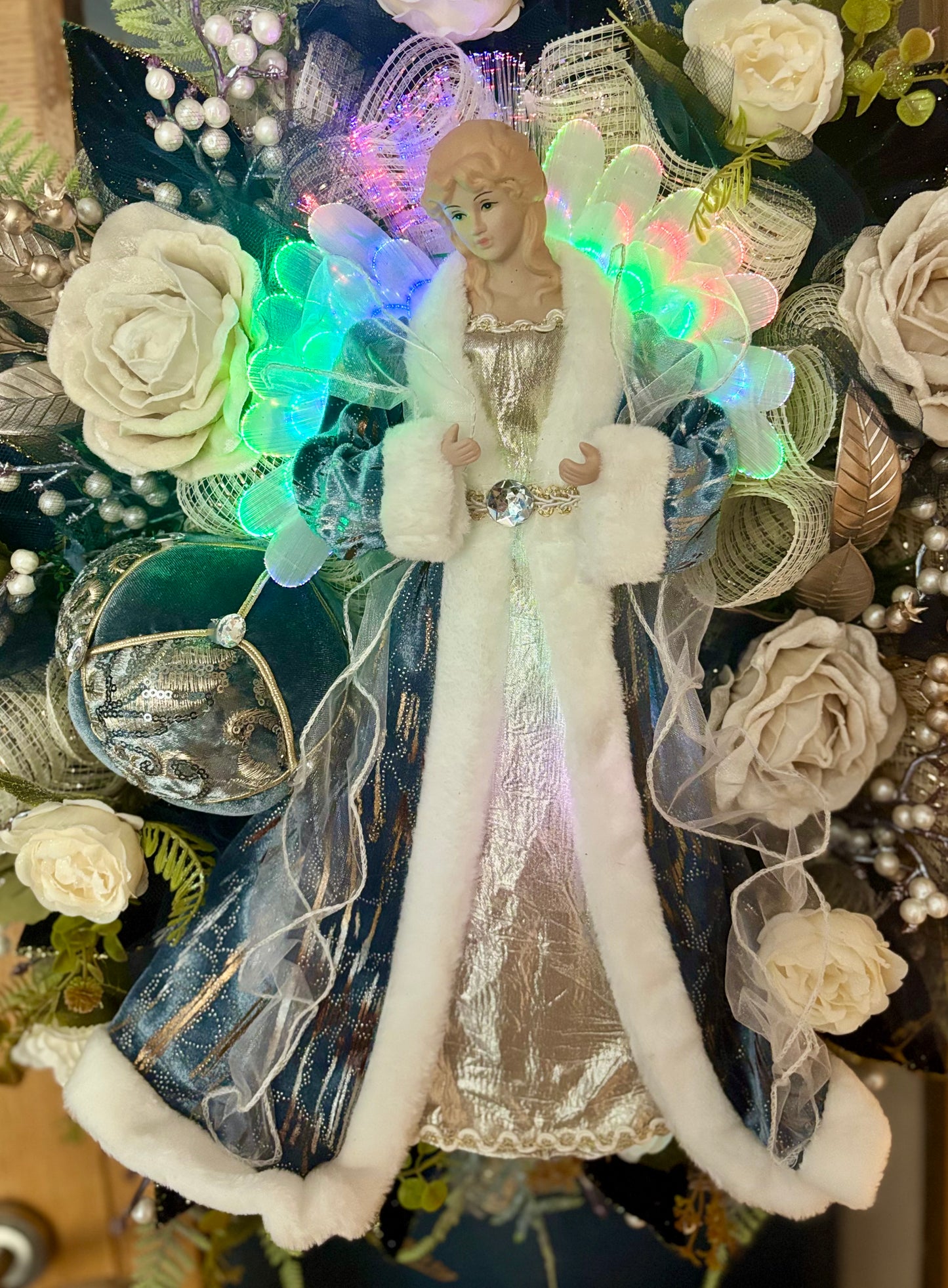 Large Christmas Angel Wreath