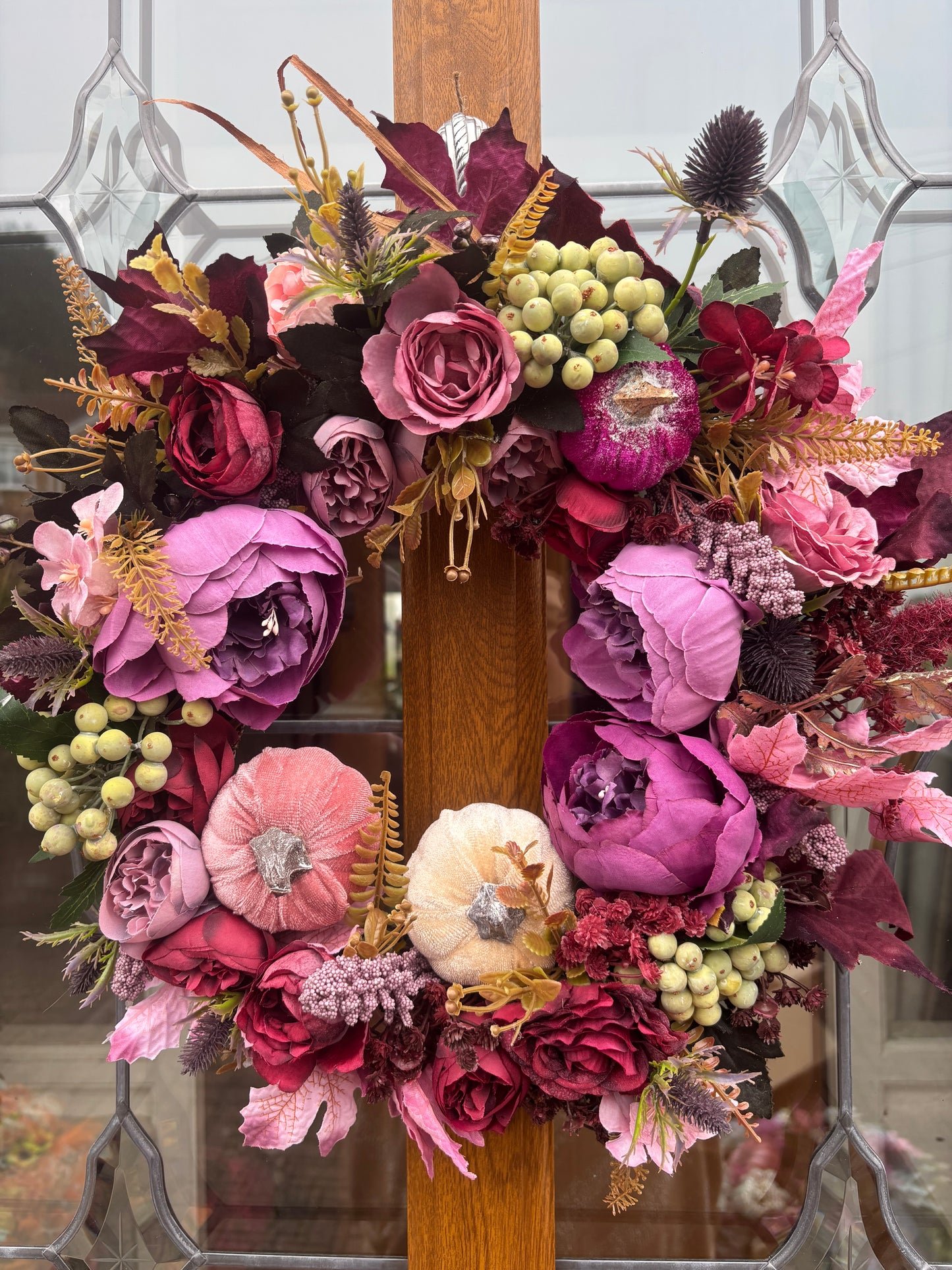 Autumn Wreath Rustic Elegance