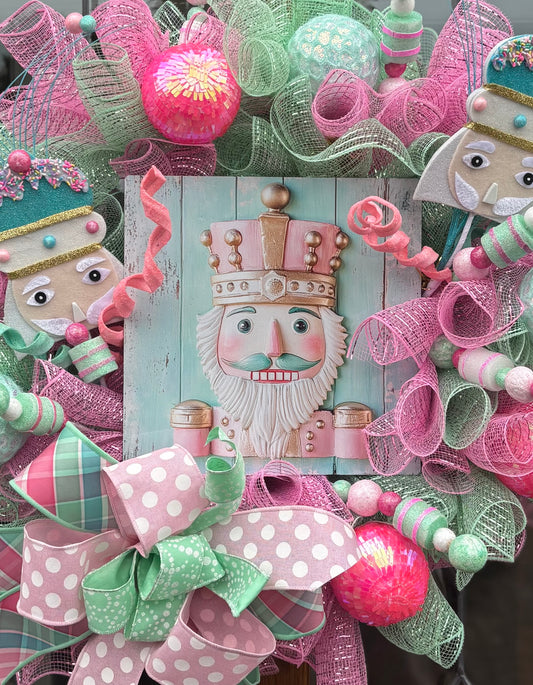 Sugary Sweet Nutcracker Wreath